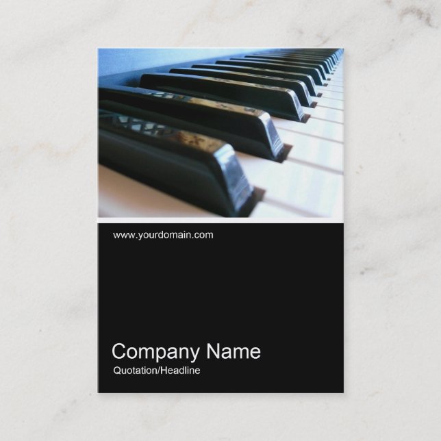 Half&Half Photo 0127 - Keyboard Business Card (Front)