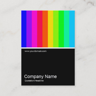 Half&Half Photo 0132 - Colour Bars Business Card