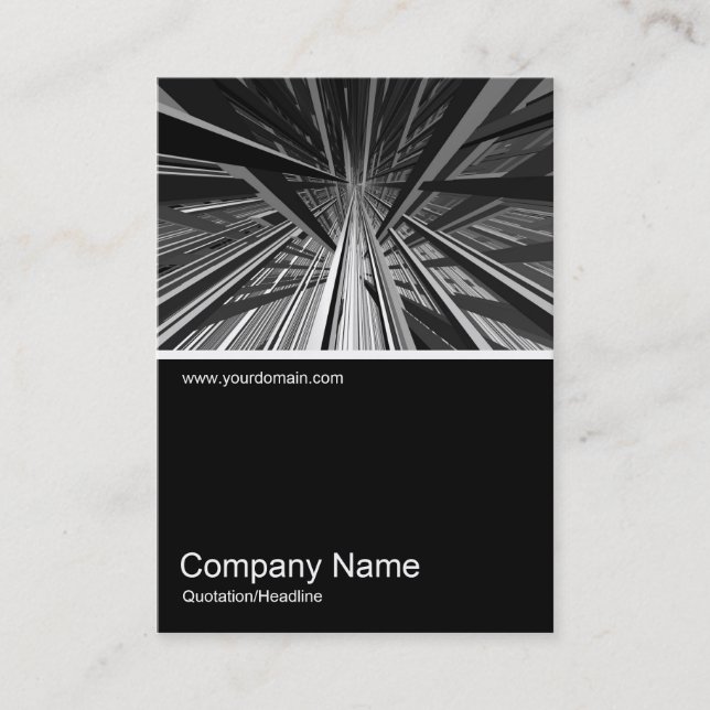 Half&Half Photo 0149 - Extreme Perspective Business Card (Front)
