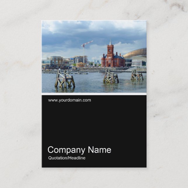 Half&Half Photo 0166 - Cardiff Bay Business Card (Front)