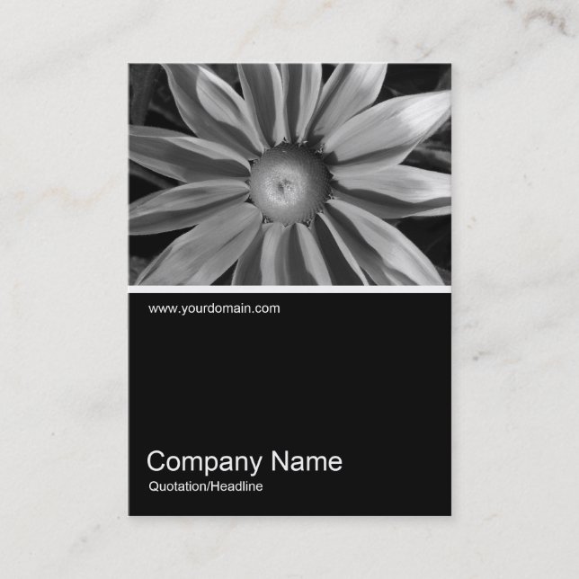 Half&Half Photo 016 - Prairie Sun Rudbeckia Business Card (Front)