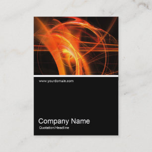 Half&Half Photo 0197 - Abstract Flame 02 Business Card