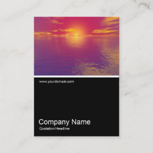 Half&Half Photo 0199 - Sunrise Sunset Business Card