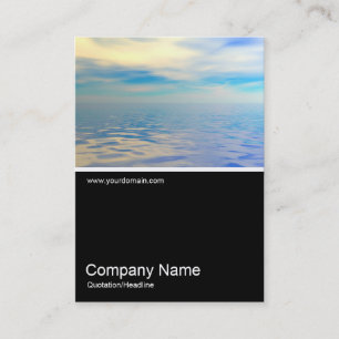 Half&Half Photo 0204 - Tropical Sea Business Card