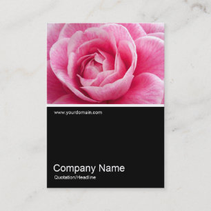 Half&Half Photo 020 - Pink Camelia Business Card