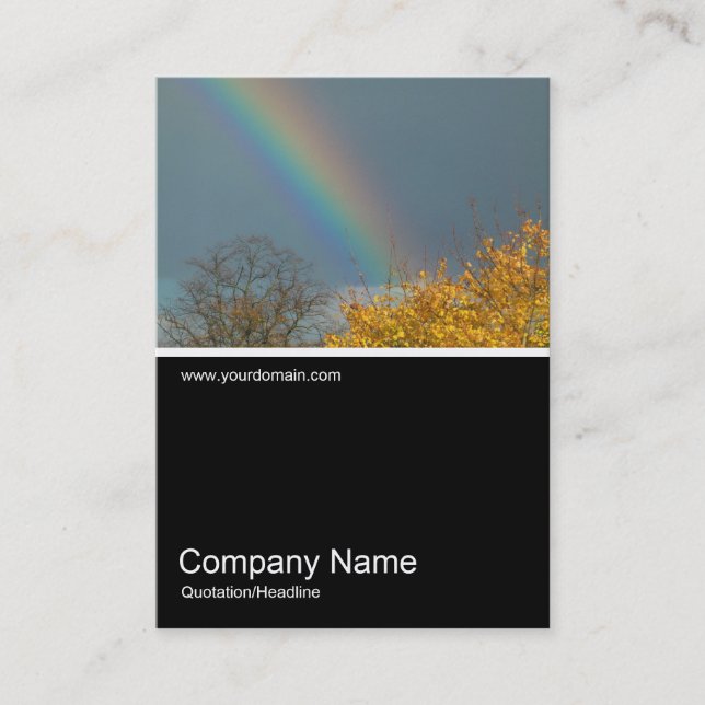 Half&Half Photo 0262 - End of the Rainbow Business Card (Front)