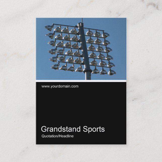 Half&Half Photo 0263 - Flood Lights Business Card (Front)