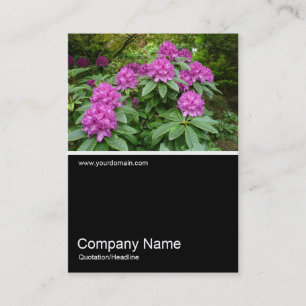 Half&Half Photo 026 - Rhododendrons Business Card