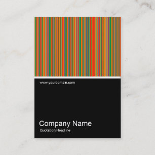 Half&Half Photo 0293 - Colourful Stripes 01 Business Card