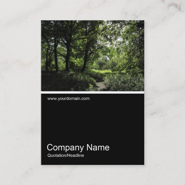 Half&Half Photo 0324 - Spring in the Woods 03 Business Card (Front)