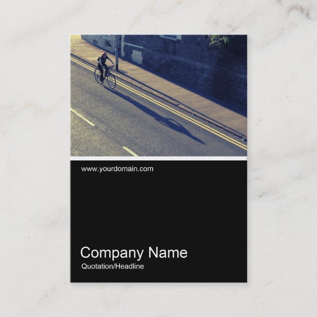 Half&Half Photo 0340 - Cycling (Cross Process) Business Card (Front)