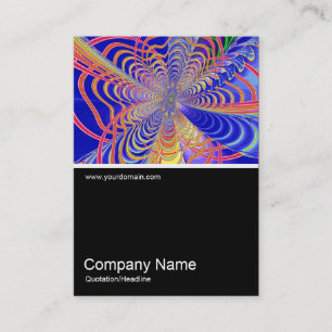 Half&Half Photo 0349 - Fractal Abstract 061012d Business Card