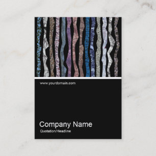 Half&Half Photo 0357 - Mineral Stripes Business Card