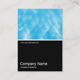 Half&Half Photo 0359 - Blue Curves Business Card