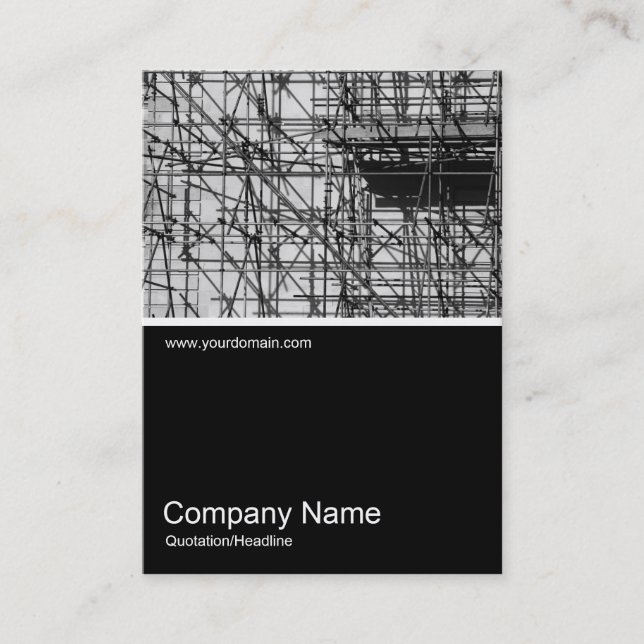 Half&Half Photo 0380 - Scaffolding Business Card (Front)