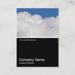 Half&Half Photo 03912 - Cumulus Clouds Business Card