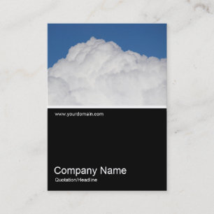 Half&Half Photo 0391 - Cumulus Cloud Business Card