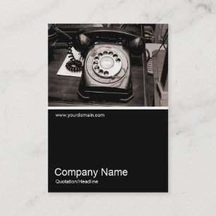 Half&Half Photo 041 - Old Telephone Business Card