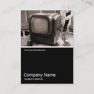 Half&Half Photo 043 - Old Television Business Card