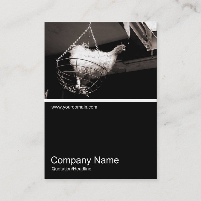 Half&Half Photo 044 - Chicken in the Basket Business Card (Front)