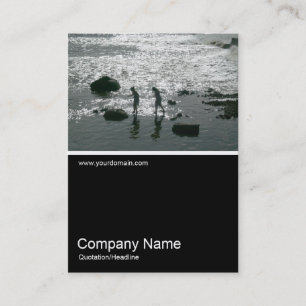 Half&Half Photo 060 - Stepping Stones Business Card