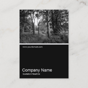 Half&Half Photo 07 - Woodland Business Card
