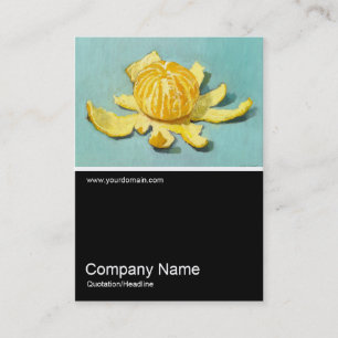 Half&Half Photo 089 - Peeled Clementine - Oil Business Card