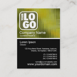 Half&Half Photo - Green Window Business Card
