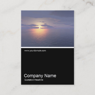 Half&Half Photo - Sunrise/Sunset Business Card