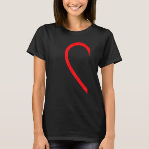 Half Heart Left Hand Side Love Couple Camisa Parej T-Shirt