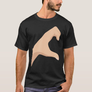 Half Heart Right Hand Side Love Couple Camisa Pare T-Shirt