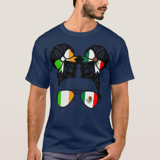 Half Irish Half Mexican Girl Ireland Kids Heritage T-Shirt