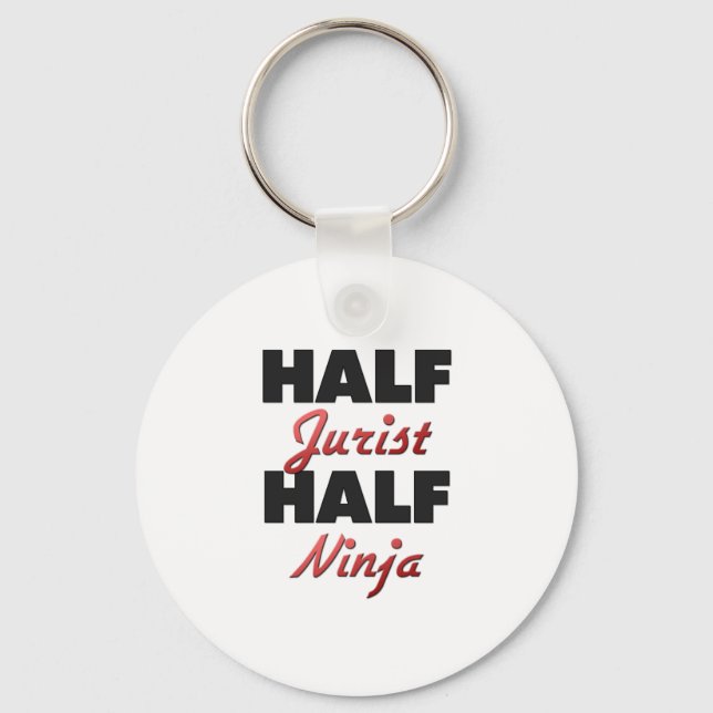 Half Jurist Half Ninja Key Ring (Front)