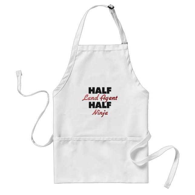 Half Land Agent Half Ninja Standard Apron (Front)
