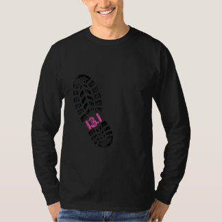 Half Marathon 13.1 Miles Shoe Print Couple Matchin T-Shirt