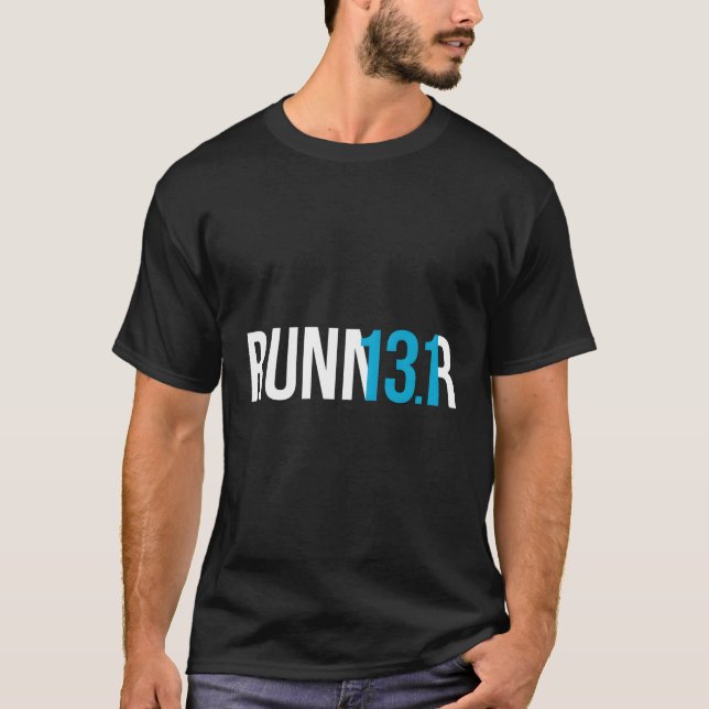 Half Marathon Runner 131 Runner T-Shirt (Front)