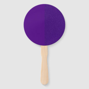 Half-Matte, Half-Noise Purple Hand Fan – Customise