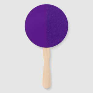 Half-Matte, Half-Noise Purple Hand Fan – Customize