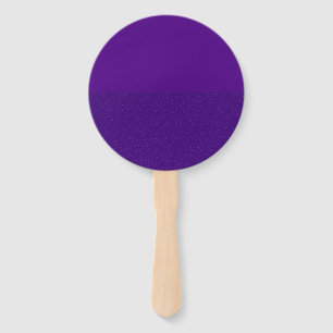 Half-Matte Half-Noise Purple Hand Fans – Customize