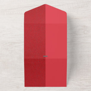 Half Matte & Noise Red Wedding Invite – Customise