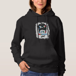 Half Mexican And Guatemalan Mexico Guatemala Flag Hoodie