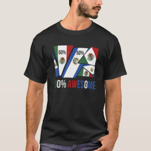 Half Mexican Half Salvadorian Pride Mexico El Salv T-Shirt