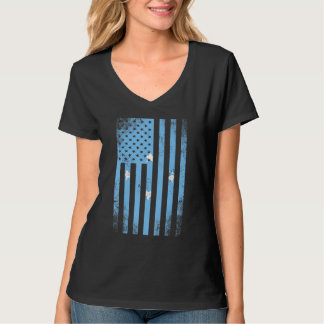 Half Micronesian Flag Vintage American Inside Me U T-Shirt