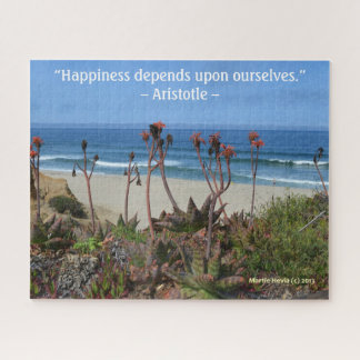 Half Moon Bay Aloe Vera & Quote - Puzzle