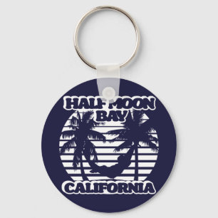 Half Moon Bay California Key Ring