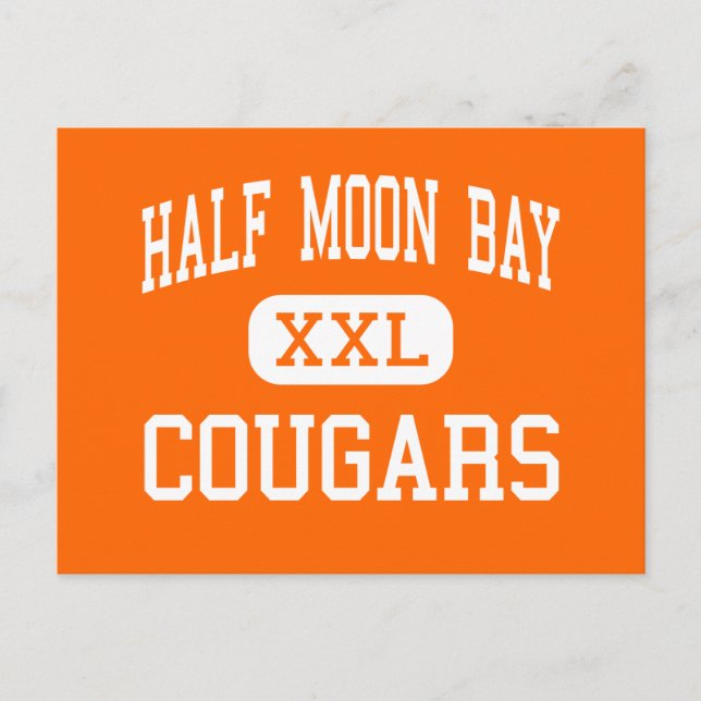 Half Moon Bay - Cougars - High - Half Moon Bay Postcard (Front)