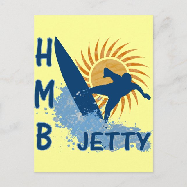 Half Moon Bay Jetty Postcard (Front)