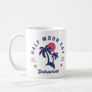 Half Moon Cay Bahamas Vintage Family Vacation Coffee Mug
