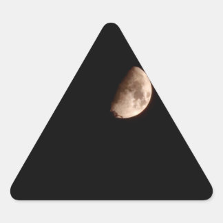 half-moon triangle sticker