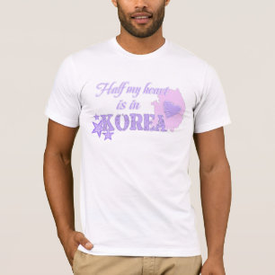 Half My Heart Is In Korea T-Shirt